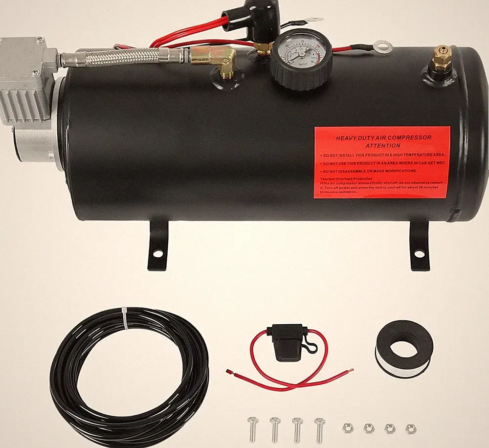 12V 150PSI Portable Air Compressor with 3L Tank for Trucks & Motorhomes