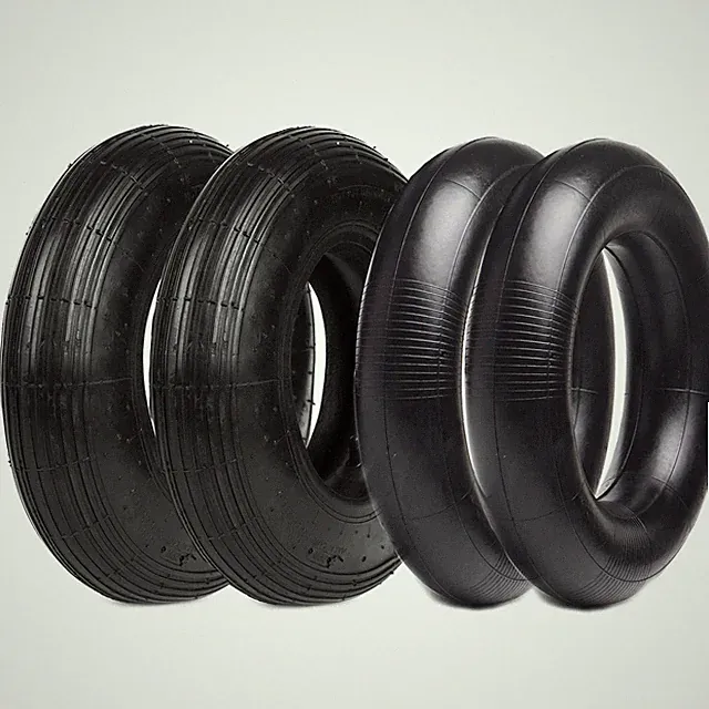 4.80/4.00-8 Tire and Inner Tube Set for Dollies Trolleys Wagons