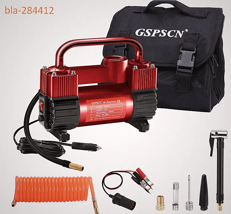 6X Faster 12V Air Compressor 150PSI Double Cylinder Inflator for Car Truck SUV
