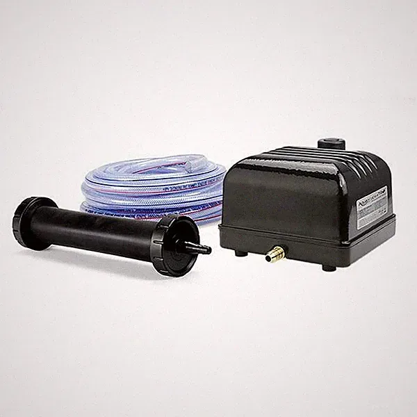 AquascapePRO Air Pond Aeration Kits with Compressors, Tubing, and Diffusers