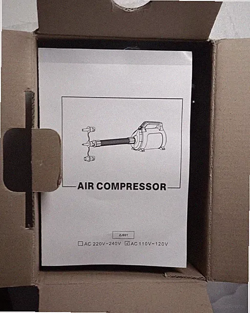 EXCLUSIVE.WITH PAPERS.NEW.Model 901-600w Air Compressor.MEAS; 19X14X15 CM.DEAL