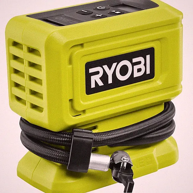 High-Performance 18V Cordless Compressor - Automatic Shut-Off & Digital Gauge