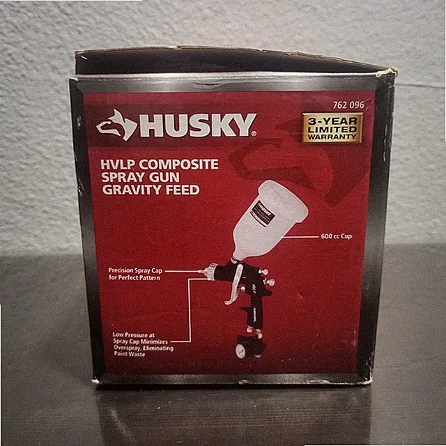 Husky Gravity Feed Composite HVLP Spray Gun