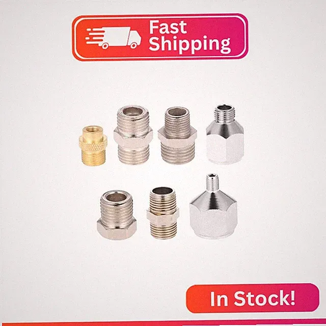 Professional 7pcs Airbrush Adaptor Kit Fitting Connector Set for Air Compressor