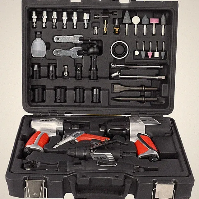 Professional Air Tool Accessory Kit Impact Wrench Air Ratchet 44 Piece Set