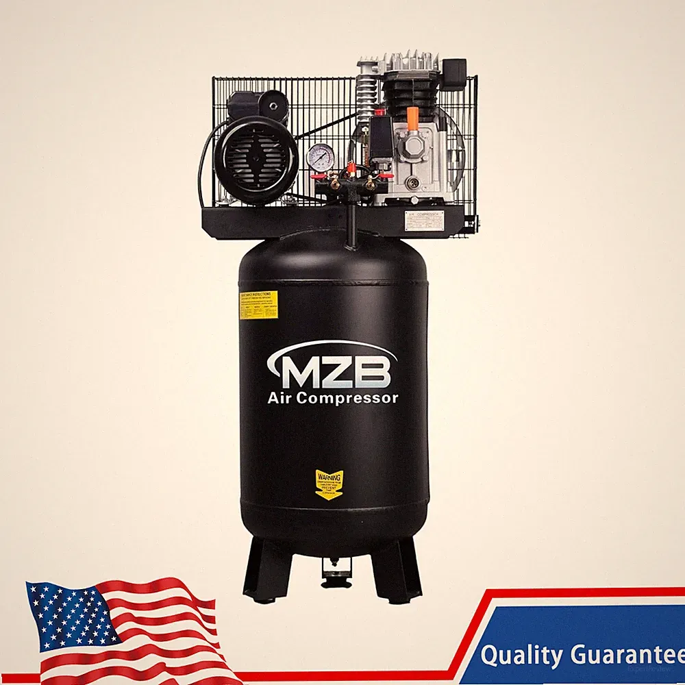 Used MZB 18.5 Gallon Ultra Quiet Air Compressor 110V 3.0HP 115PSI Oil-Free 86dB